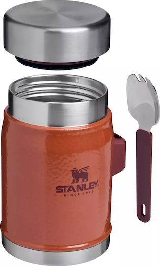 Stanley Classic Legendary Food Jar + Spork 0.4l Hammertone Clay Hammertone Clay