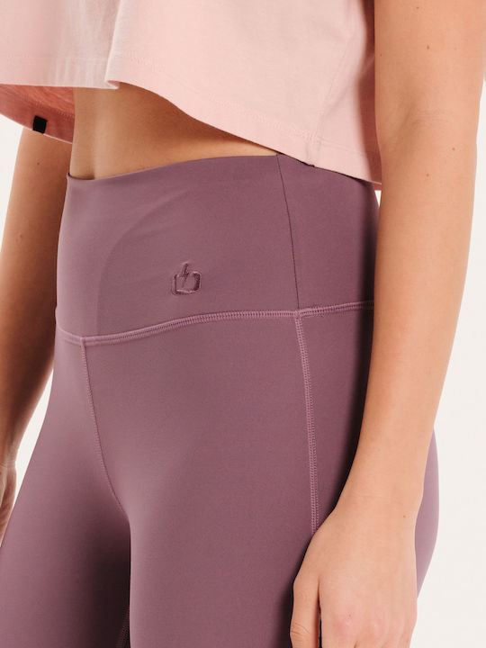 Training Γυναικείο Cropped Κολάν Dusty Mauve