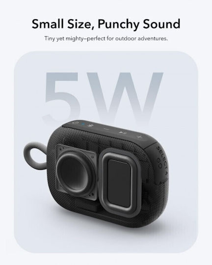 Anker Soundcore Select 4 Go Αδιάβροχο Ηχείο Bluetooth 5W με Διάρκεια Μπαταρίας έως 20 ώρες Black/Gold
