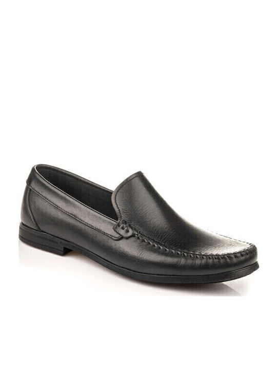 Men's Leather Loafers Black