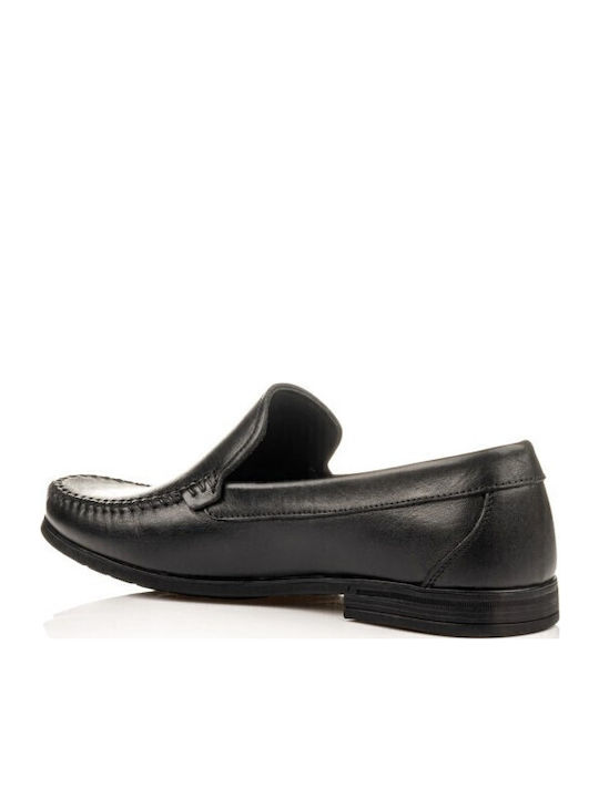 Men's Leather Loafers Black