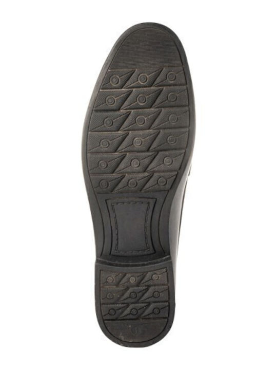 Men's Leather Loafers Black