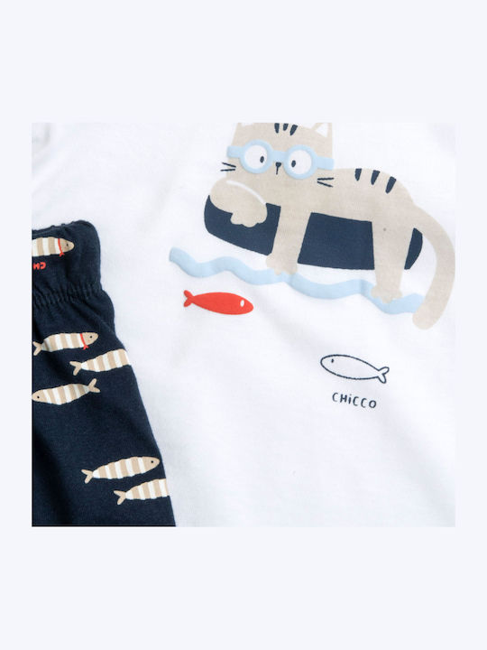 Kids Clothing Set with Shorts Summer 2 Pieces Light Blue