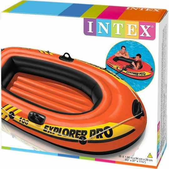 Intex Explorer Pro 100 Inflatable Boat for 1 Person Red 160x94cm