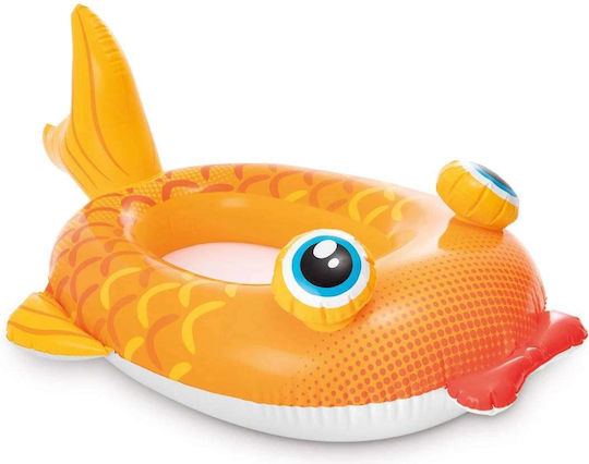 Intex Children's Inflatable Boat Orange 94x132cm Inflatable fish