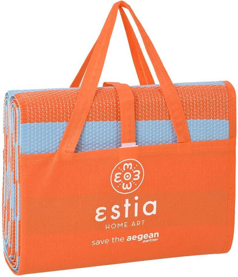 Estia SUNSCAPE MIRAGE Beach Mat Plastic Orange 180x180cm