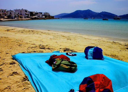 Ticket To The Moon Beach Mat Sand-Free 213x213cm