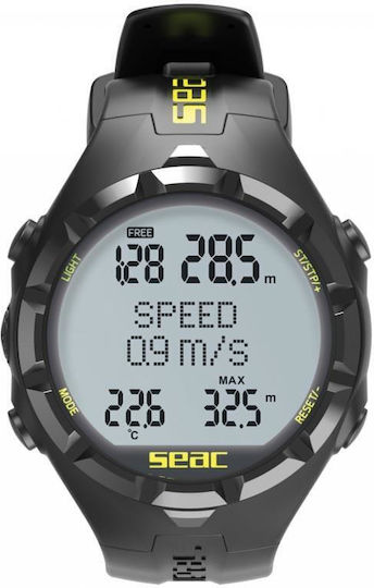 Seac Diving Watch Apnea Hr Black/Yellow