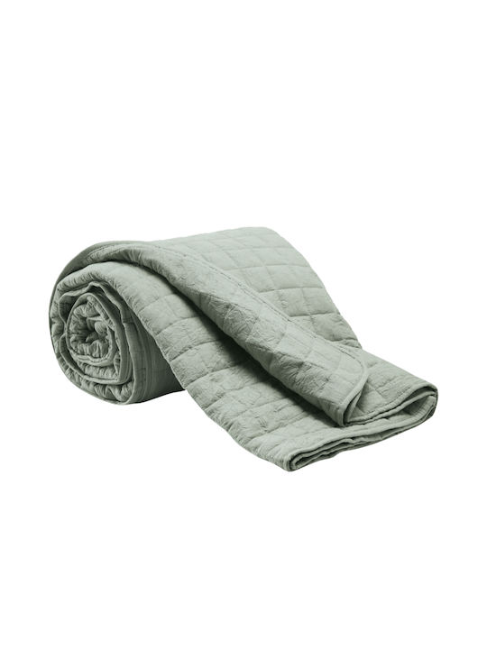 Kentia Vegas Coverlet King Size from Polyester Mint Green 260x240cm