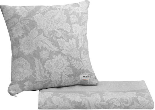 Madi Sofima Dreisitzer-Sofa Wurf 170x300cm Grau