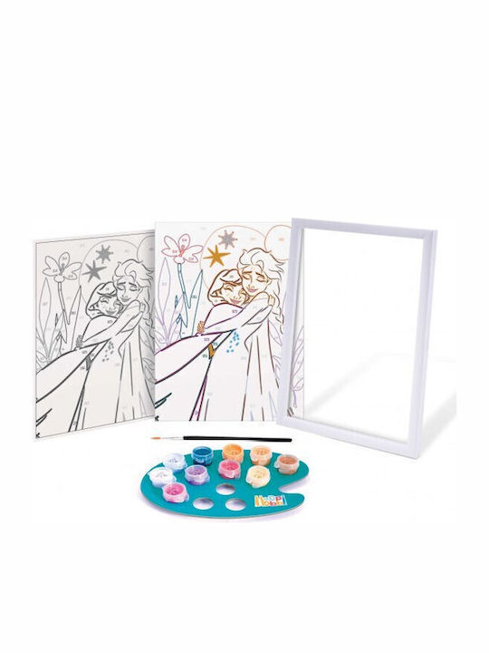 Frozen Happihobbi Paint And Frame Paint By Numbers Disney Frozen AS