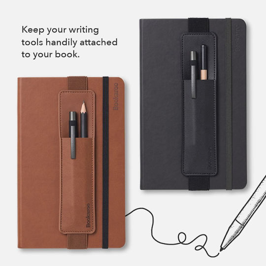 IF Leather Pen Holder Suitable for 2 Pens Gray