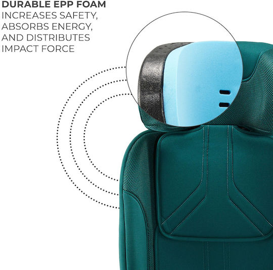 Kinderkraft Xpedition 3 Детско Столче за Кола i-Размер с Isofix Зелен