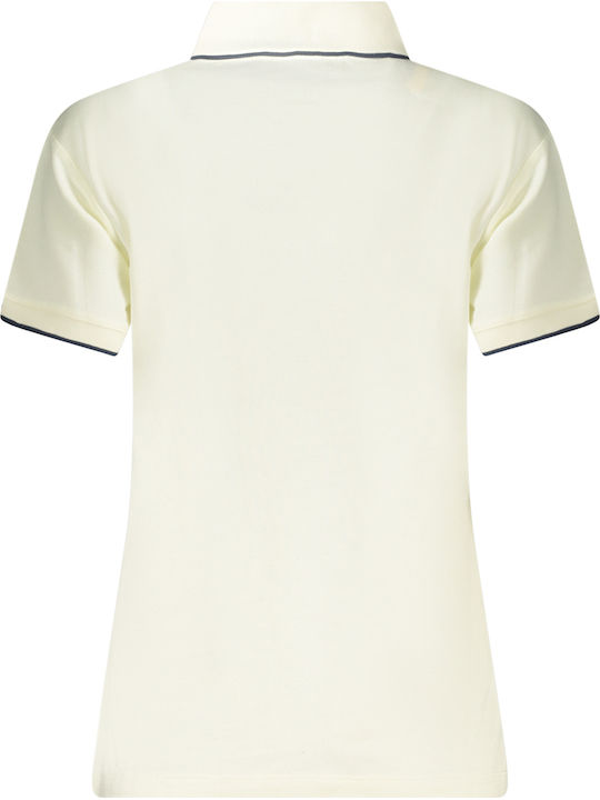 Women's Polo Blouse Short Sleeve White