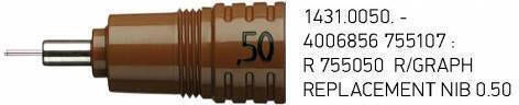 Rotring Μύτη Ραπιδογράφου 0.5mm