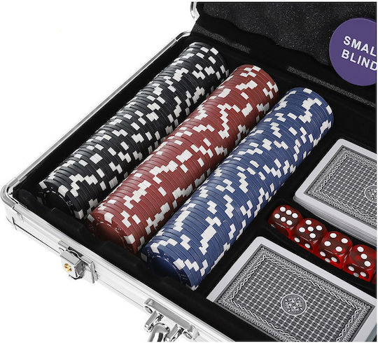 Σετ 300 Μάρκες Poker σε Βαλίτσα