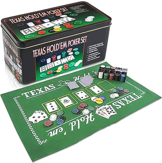 Pokerchips Marken 36mm in Metallische Box