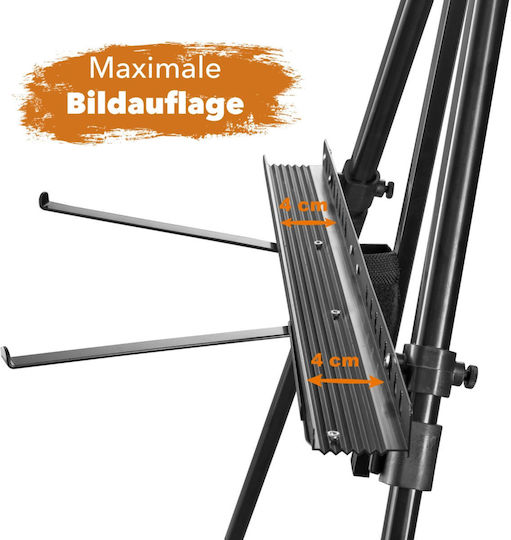 Walimex Καβαλέτο Ζωγραφικής Επιδαπέδιο Ξύλινο Easel 180x180cm με Θήκη Μεταφοράς