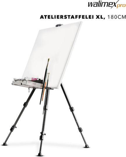 Walimex Καβαλέτο Ζωγραφικής Επιδαπέδιο Ξύλινο Easel 180x180cm με Θήκη Μεταφοράς