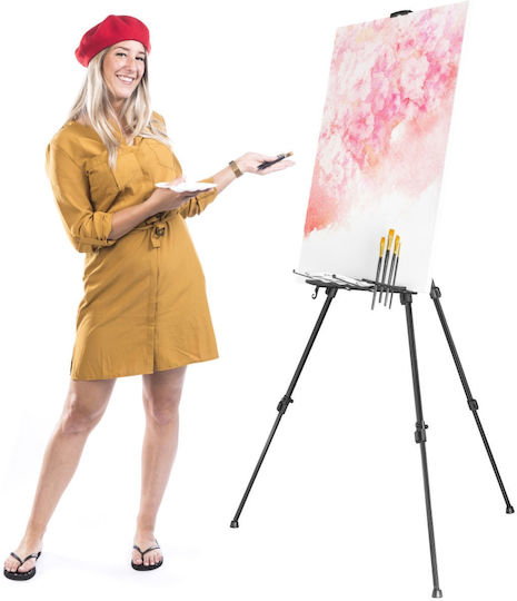 Walimex Καβαλέτο Ζωγραφικής Επιδαπέδιο Ξύλινο Easel 180x180cm με Θήκη Μεταφοράς