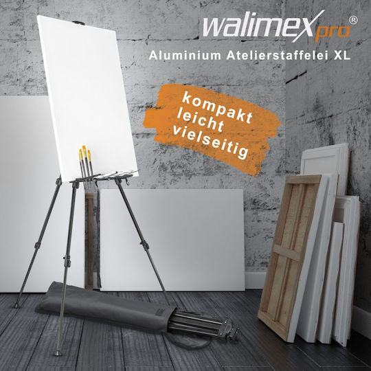 Walimex Καβαλέτο Ζωγραφικής Επιδαπέδιο Ξύλινο Easel 180x180cm με Θήκη Μεταφοράς