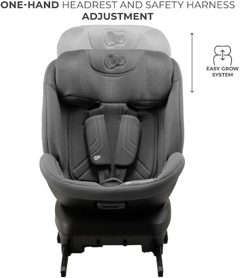 Kinderkraft Xpedition 3 Детско Столче за Кола i-Размер с Isofix Сив