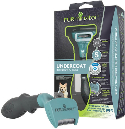 FURminator Cat Brush Undercoat Deshedding Tool Purple