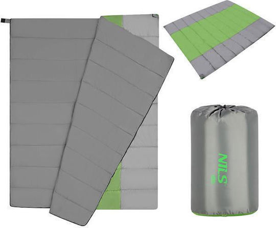 Nils Sleeping Bag Μονό Καλοκαιρινό Grey-green