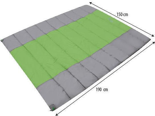 Nils Sleeping Bag Μονό Καλοκαιρινό Grey-green