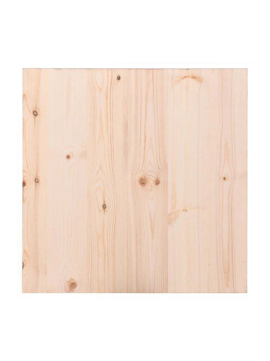 Woodwell Επιφάνεια Τραπεζιού από Μασίφ Ξύλο 80x80cm Ε2210