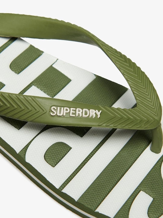 D3 Sdna Core Logo Flip Flop Men's Flip Flops Green MF310277A F5G