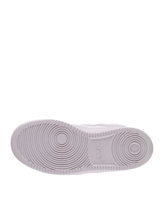 Court Court Borough Mid PS Kids Sports Shoes Basketball with Laces White