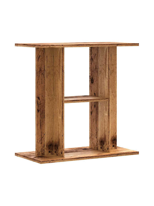 Vidaxl Aquarium Stand Old Wood Look 60x30x60 cm Processed Wood Brown