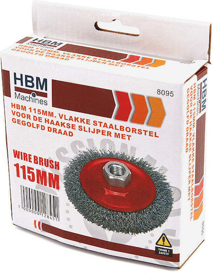 Perie de sârmă pentru polizor unghiular 115mm Hbm