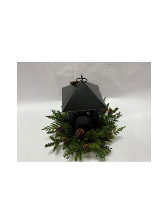 Iliadis Christmas Black Lantern 33x28cm