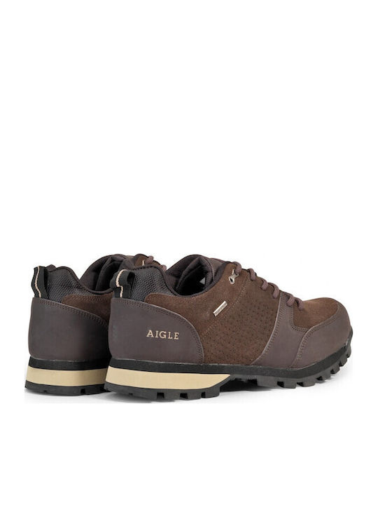 Aigle Plutno 2 MTD LT Expresso Men's Hiking Shoes Waterproof Brown