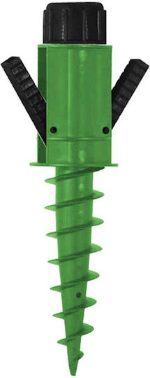 Campo Umbrella Base Screwed Plastic Green
