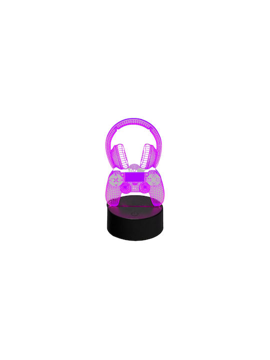 Mecharite Dekorative Lampe 3D-Illusion Mehrfarbig