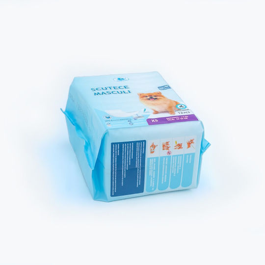 Clean Pets Schimb de scutece pentru câini Mici / Foarte mic 12buc