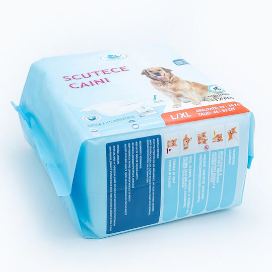 Clean Pets Servețele Igienice de Înlocuire pentru Câini 12 Bucăți