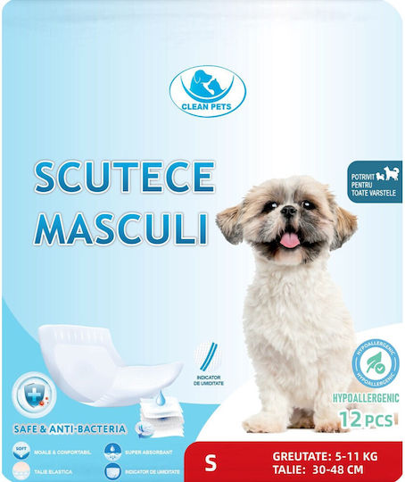 Clean Pets Servețele Igienice de Înlocuire pentru Câini 12 Bucăți