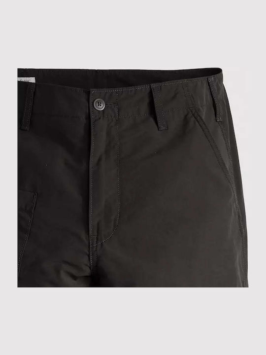Premium Parachute Lightweight Trousers Cargo in Relaxed Fit Black