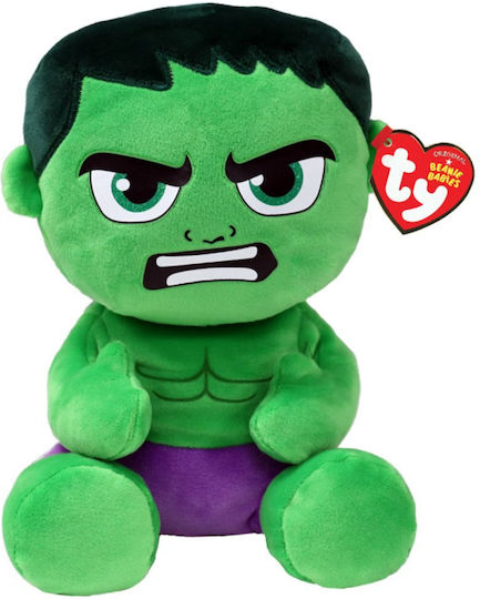 Plus Ty 15cm Beanie Babies Moale Marvel Hulk