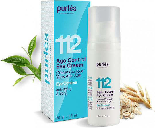 Purlés 112 Moisturizing & Anti-aging Cream Eyes for Radiance with Collagen for Sensitive Skin 30ml