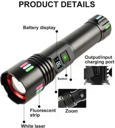 Andowl LED IP43 с Максимална Яркост 2000лм P45 Черен