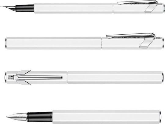 Caran D'ache Replacement Nib Extra Fine White made of Aluminum with White Ink and with 1 Replacement Nibs