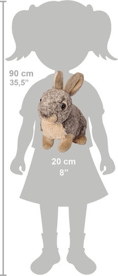 Wild Republic Plush Bunny for 3+ Years 20 cm