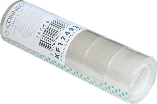 Q-Connect Tape 6pcs Transparent
