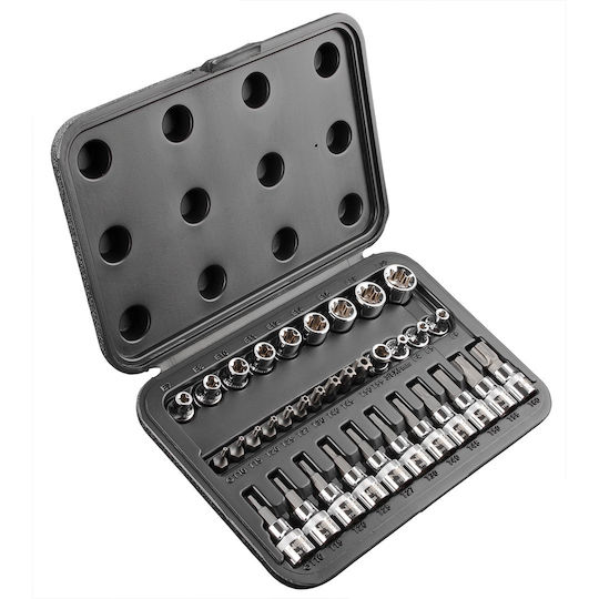 Torx Bits 3/8" Set 34 Pieces