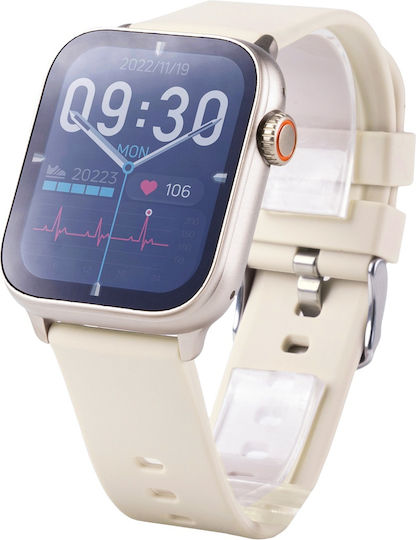 Vivax Life FIT3 Aluminiu Smartwatch (Bej)